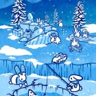 Winterkonijnen illustratie_sm